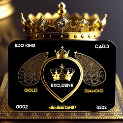 Card Gold Diamond